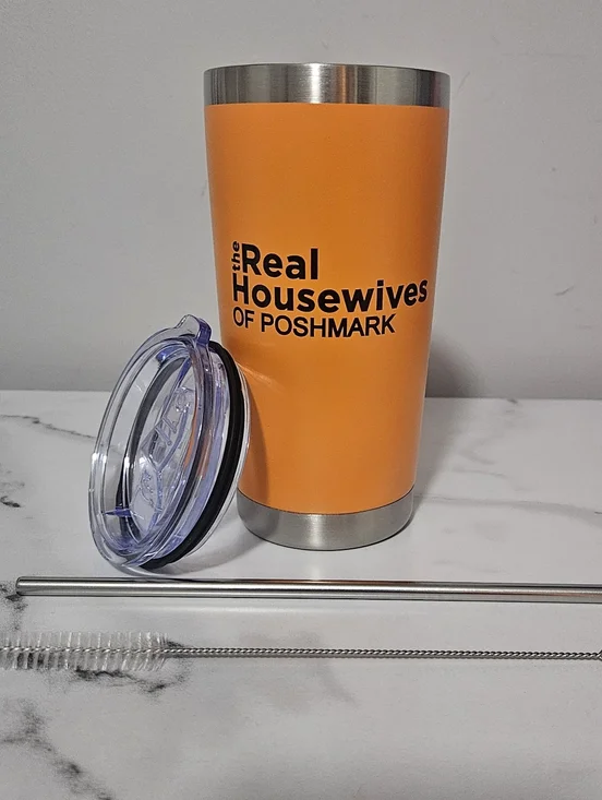 "The Real Housewives Of Poshmark" 20oz Tumbler w/ Lids & Straws- Pick 1 - Picture 5 of 13